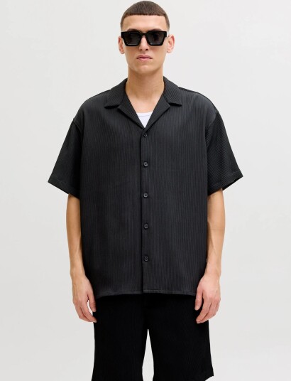 Jack & Jones Jjeharrison Resort Shirt Ss Sn Black XL Jack & Jones Jjeharrison Resort Shirt Ss Sn Black XL