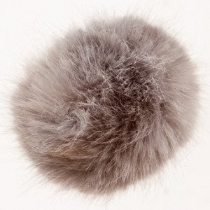 Rico Pompongdusk Akryl Sølvgrå 10 cm