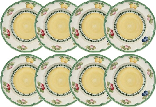 French Garden Fleurence Dyp Tallerken 23 cm 8-pk