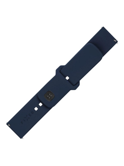 FIXED Silicone Strap Smartwatch Universal 20 mm Blue