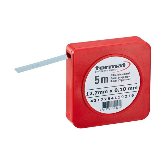 Format Tolkstål 12,7x0,01mm 5m Format Tolkstål 12,7x0,01mm 5m