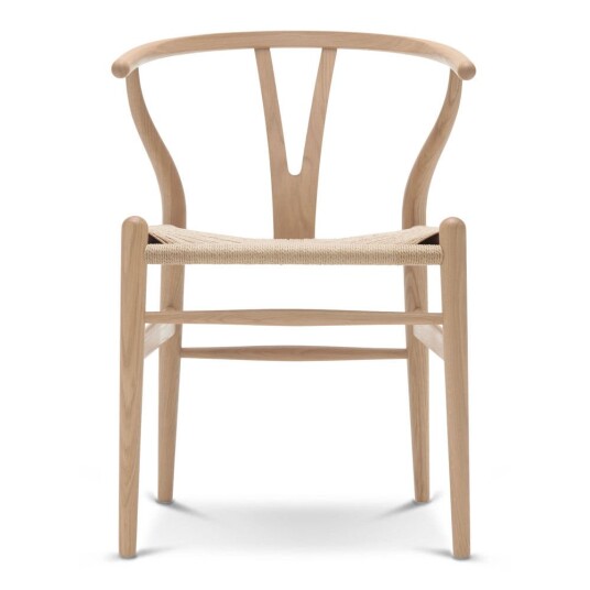 Carl Hansen & Søn CH24 Y-Stol Eik / Snøre Natur Såpebehandlet