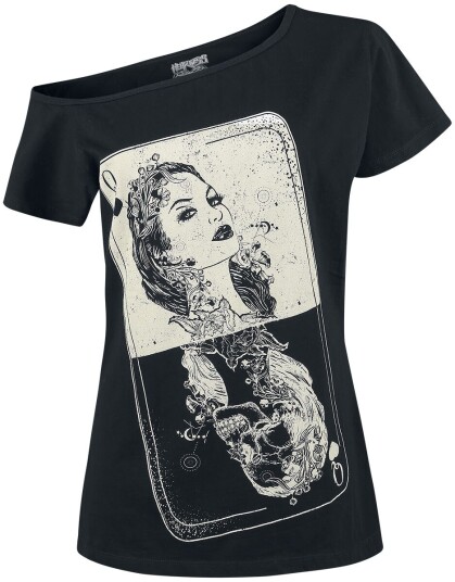 Heartless Goth T-skjorte Tarot Top S til 4XL Damer svart Heartless Goth T-skjorte Tarot Top S til 4XL Damer svart