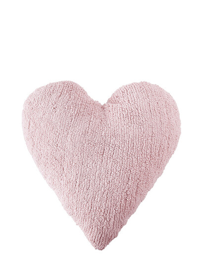 Lorena Canals Cushion Heart Pink Pink 50X 47CM Lorena Canals Cushion Heart Pink Pink 50X 47CM