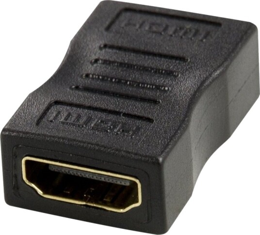 Deltaco High Speed Hdmi Kobler Med Ethernet Hdmi Hunn Til Hdmi Hunn Svart 4K 60Hz Støtte