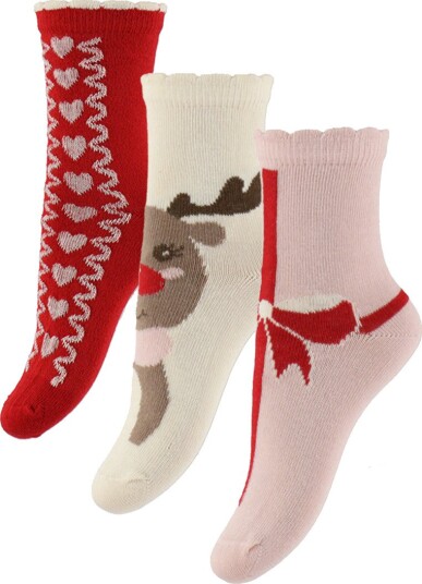 Minymo 3 Pack Socks Pink 27\30