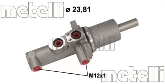 Hovedbremsesylinder METELLI 05-1145 Hovedbremsesylinder METELLI 05-1145