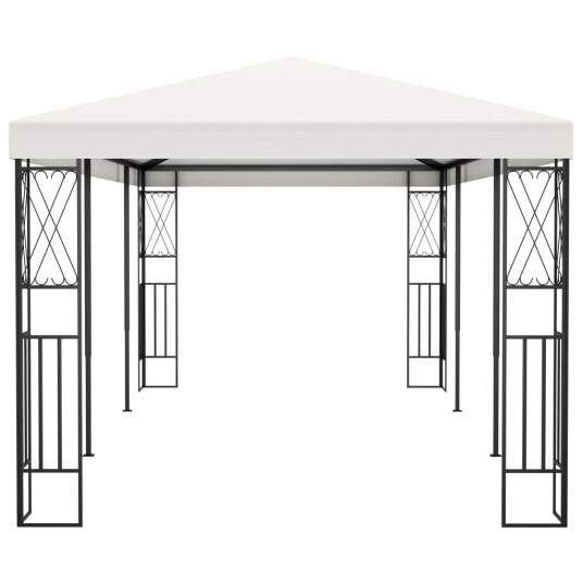 vidaXL Paviljong 3x6 m kremhvit stoff vidaXL Paviljong 3x6 m kremhvit stoff