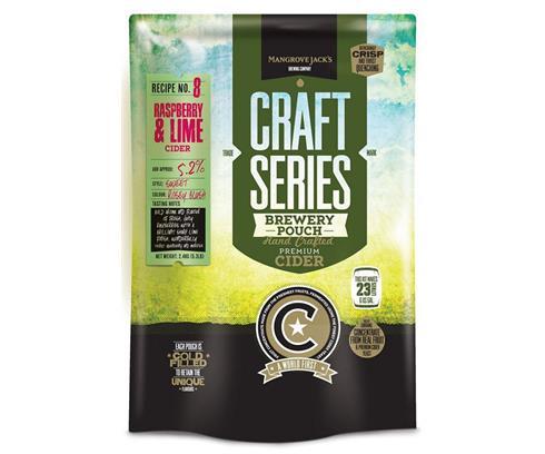 Raspberry & Lime Cider Pouch (No. 8) Raspberry & Lime Cider Pouch (No. 8)
