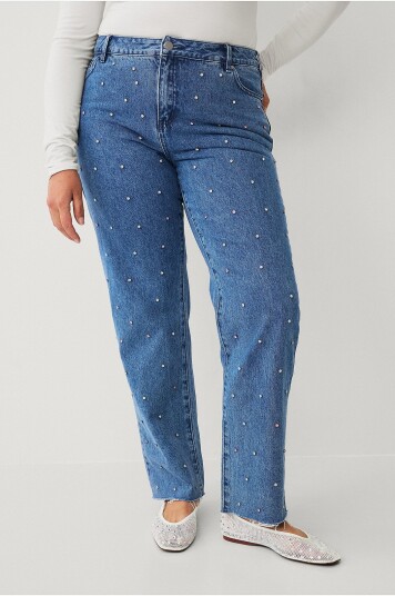Zizzi Jeans jShine Gemma Jeans Blå