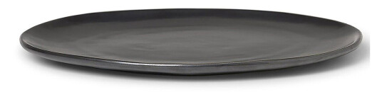 ferm LIVING Flow tallerken 27 cm Black