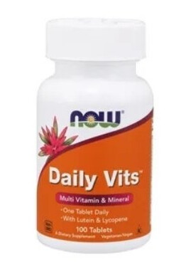 Now daily vits multivitamin 100 tabletter Now daily vits multivitamin 100 tabletter