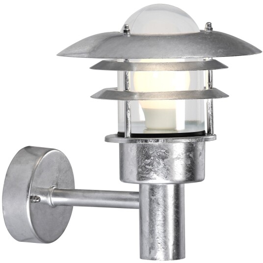 NORDLUX LØNSTRUP 22 VEGGLAMPE IP44 E27 GALVANISERT STÅL NORDLUX LØNSTRUP 22 VEGGLAMPE IP44 E27 GALVANISERT STÅL