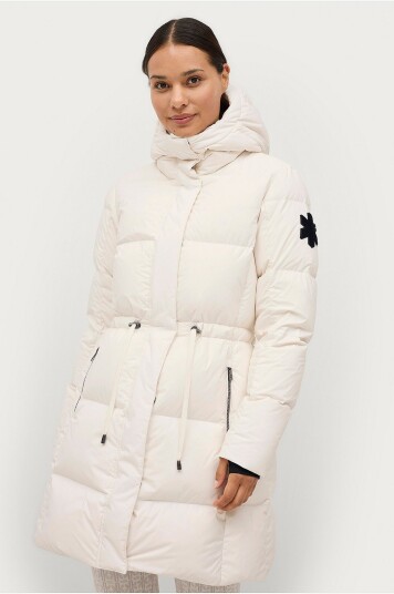 Áhkká Dunkåpe Gold Down Coat w Drawstring Natur Áhkká Dunkåpe Gold Down Coat w Drawstring Natur