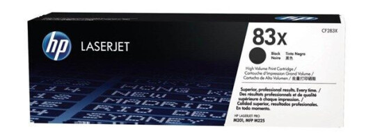 HP 83X / CF283X Black Toner - Laser toner Svart HP 83X / CF283X Black Toner - Laser toner Svart