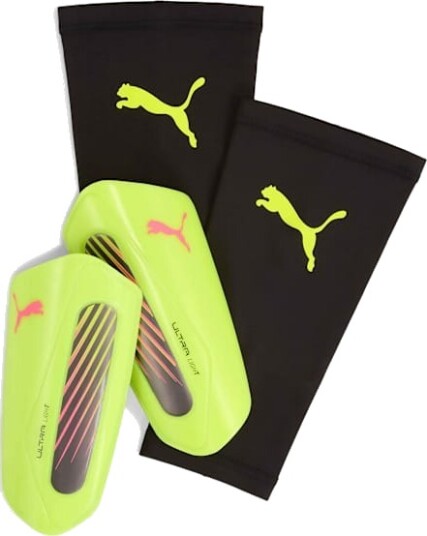 Puma Ultra Light Sleeve Leggbeskytter Yellow Alert/Puma Aged Silver L