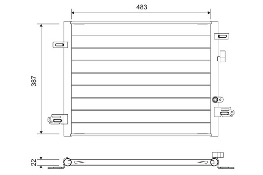 Kondensator VALEO 822754