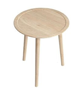 Ro Collection Dodona Salongbord Ø60 Såpebehandlet Eik