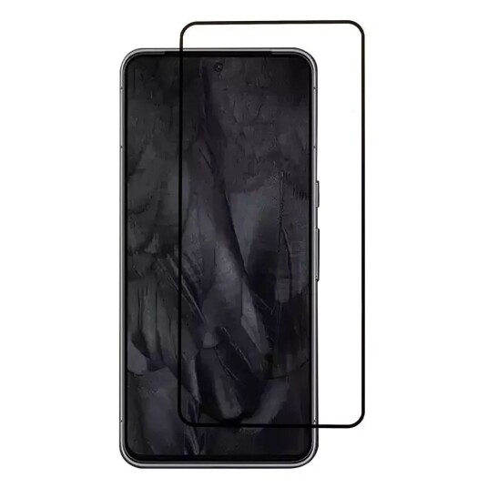 INCOVER Google Pixel 8 Skjermbeskytter i Glass - Full-Fit - Svart Kant