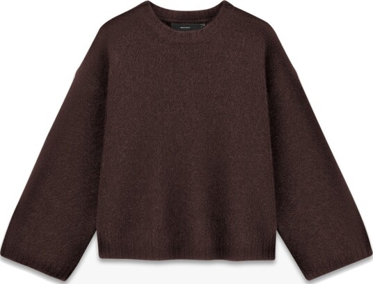 Vero Moda Sage Long Sleeve O-Neck Pullover Brun XL