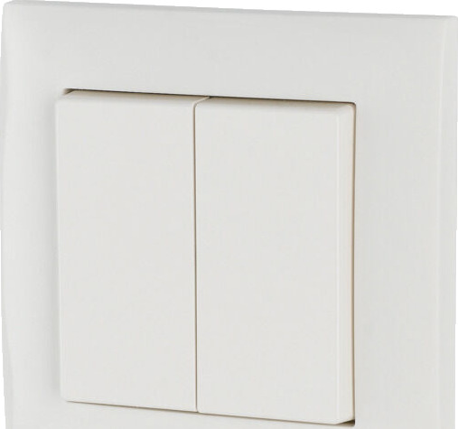xComfort Trykknapp 55x55mm dobbel komplett CPAD-00/194 - 4560714 xComfort Trykknapp 55x55mm dobbel komplett CPAD-00/194 - 4560714