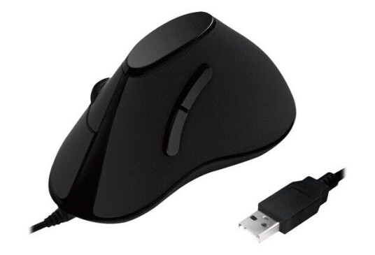 LogiLink Ergonomisk Vertikal Mus 1000dpi Optisk Svart LogiLink Ergonomisk Vertikal Mus 1000dpi Optisk Svart