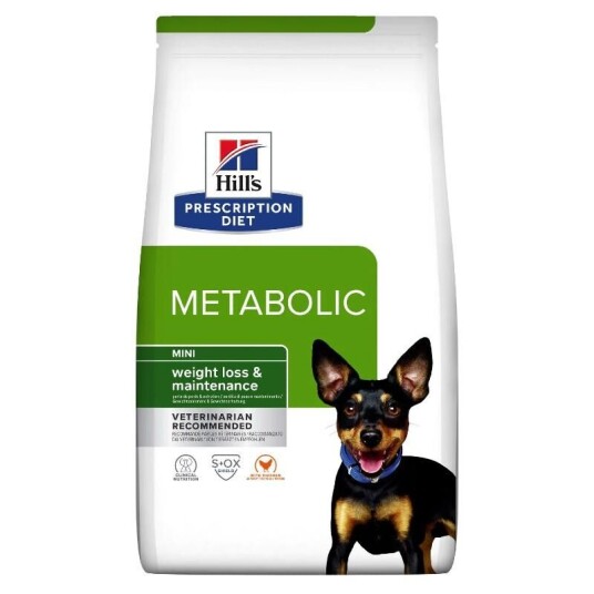 Hill's Prescription Diet Metabolic Mini 9 kg Tørrfôr med Kylling for Vektnedgang