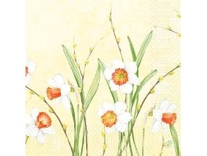 Serviet Duni 40X40 Cm 3-Lag Daffodil Joy,250 Stk/Pk