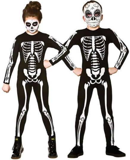 Wicked Costumes Ltd Skjelett unisex 3-4 år