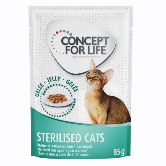 Concept For Life Sterilised Cats I Gelé 24 X 85 G