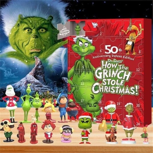 Grinchens juletrepynt   2026 adventskalender nedtelling til jul for barn og voksne