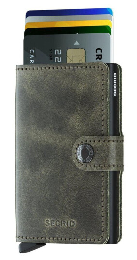 Secrid Miniwallet Vintage  Olive-Black