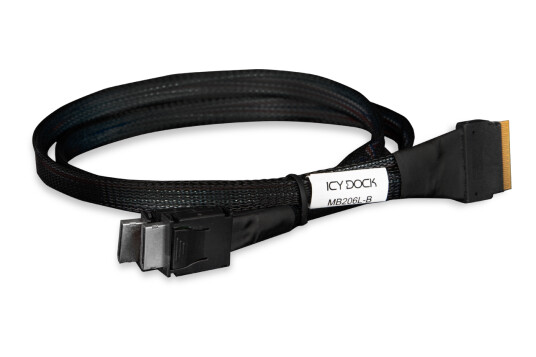 Icy Dock SlimSAS 8i til 2x OCuLink 4i Kabel 50 cm Icy Dock SlimSAS 8i til 2x OCuLink 4i Kabel 50 cm