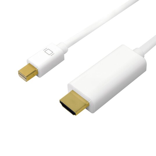LogiLink - Mini DisplayPort to HDMI, 4K, white, 3m