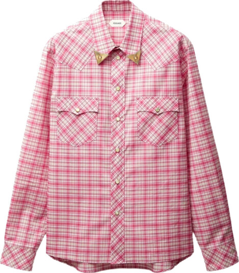 Versace Herre Skjorter Rosa M,