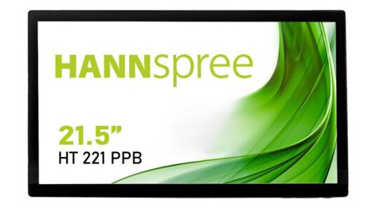 Hannspree HT221PPB 22" Berøringsskjerm Full HD LED Skjerm Svart Hannspree HT221PPB 22" Berøringsskjerm Full HD LED Skjerm Svart