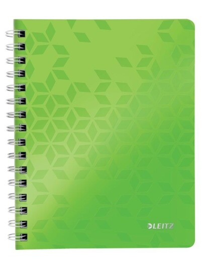 Leitz Notatbok WOW PP A5 Ruter 80 ark