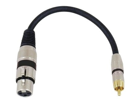 Omnitronic 3022075J Xlr 3-Pin Hunkjønn Rca Hankjønn 0,15 M Sort Omnitronic 3022075J Xlr 3-Pin Hunkjønn Rca Hankjønn 0,15 M Sort