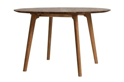Ro Collection Salon Spisebord Ø120 Røkt Eik