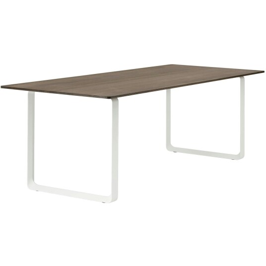 Muuto 70/70 Bord 225x90 cm Massiv Røkt Eik / Hvit