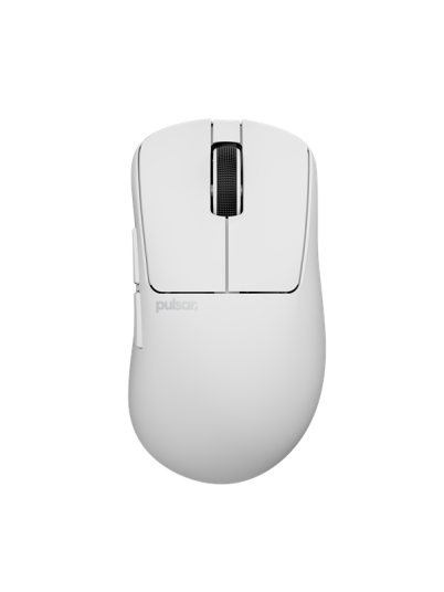 Pulsar Xlite Crazylight Mini Trådløs Gamingmus med 8K Polling Rate - Uyuni White