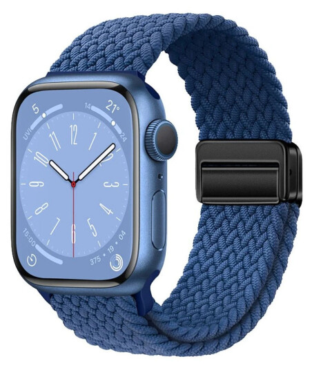 Lippa Nylonreim med magnetlås til Apple Watch 42/44/45/46/49 mm Blå Lippa Nylonreim med magnetlås til Apple Watch 42/44/45/46/49 mm Blå