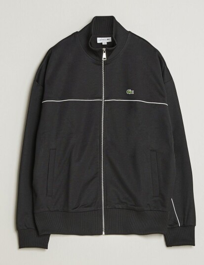 Lacoste Piqué Track Jacket Black