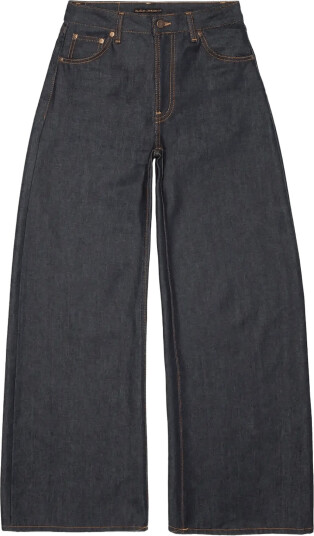 Nudie Jeans Sonic Sue Dry Ecru Waves Navy 25 x 30