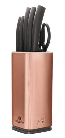 Berlingerhaus Berlinger Haus Bh/2401 Kniv Sett Rustfritt Stål Sort Ergonomisk Grep Som Ikke Glir Mykt Berlingerhaus Berlinger Haus Bh/2401 Kniv Sett Rustfritt Stål Sort Ergonomisk Grep Som Ikke Glir Mykt