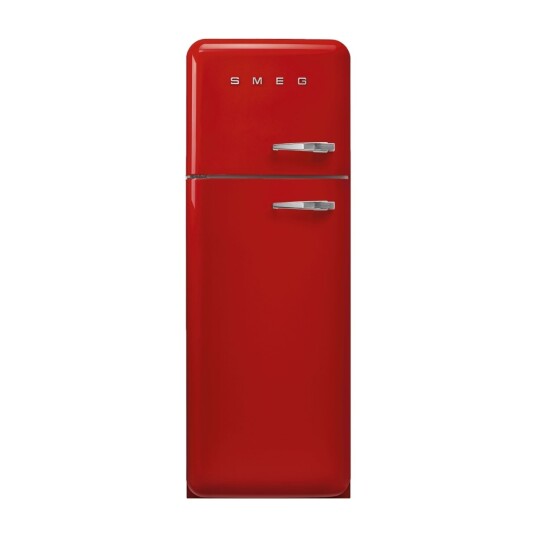 Smeg FAB30LRD6 Venstrevendt Kombiskap Rød med LED-belysning Smeg FAB30LRD6 Venstrevendt Kombiskap Rød med LED-belysning