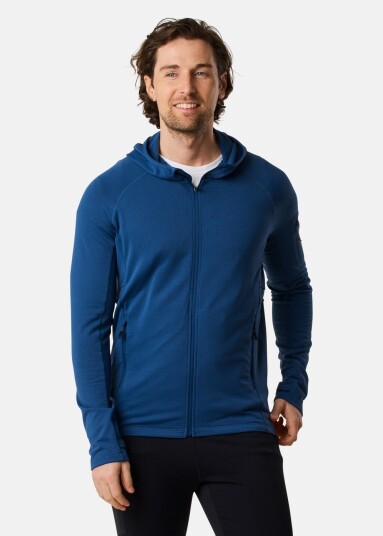 Swedemount Ultra Light Tech Midlayer Hood Denim Blue 3xl Hoodies