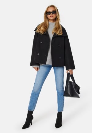 BUBBLEROOM Ava Short Coat Black 38 BUBBLEROOM Ava Short Coat Black 38