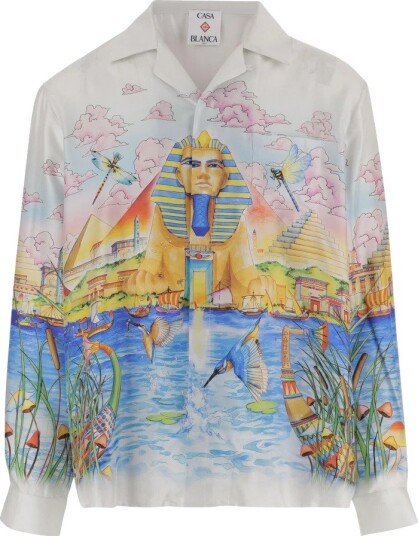 Casablanca, Herre, Skjorter, Flerfarget, 2XL,