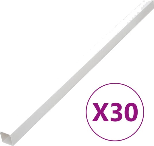 vidaXL Kabelkanal 40x40 mm 30 m PVC vidaXL Kabelkanal 40x40 mm 30 m PVC
